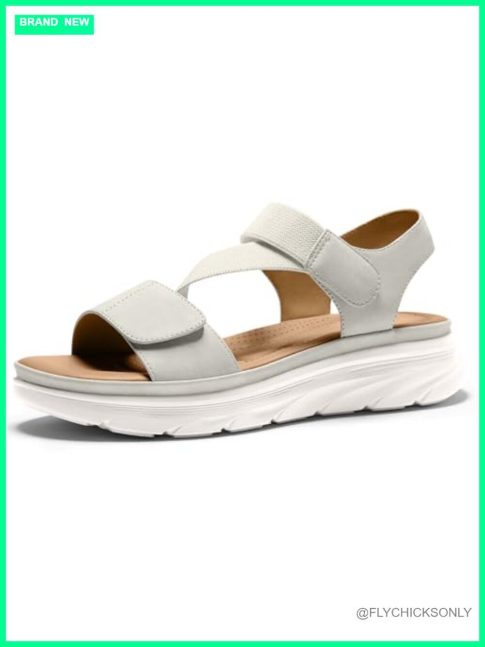 Platform Walking Sandals Low Wedge Open Toe Ankle Strap Comfort Casual Shoe
